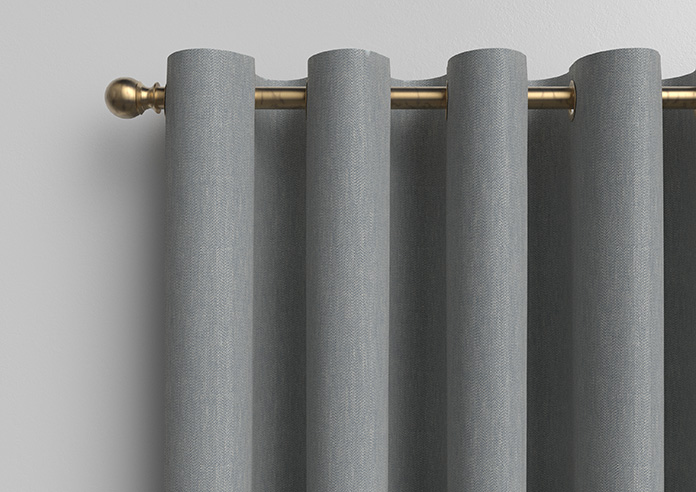 Delicate Chevron, Dark Blue - Made to Measure Curtains - Image 12